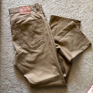 Vans Men's AVE Covina pant slim straight color: dirt Chinos size 34 lightly worn